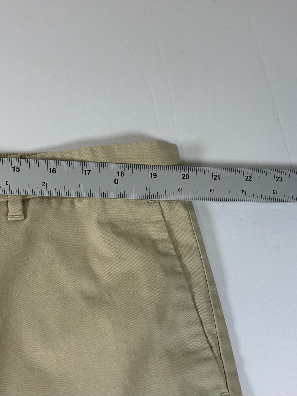 Ann Taylor Khaki Tailored Bermuda Shorts - Picture 6 of 8